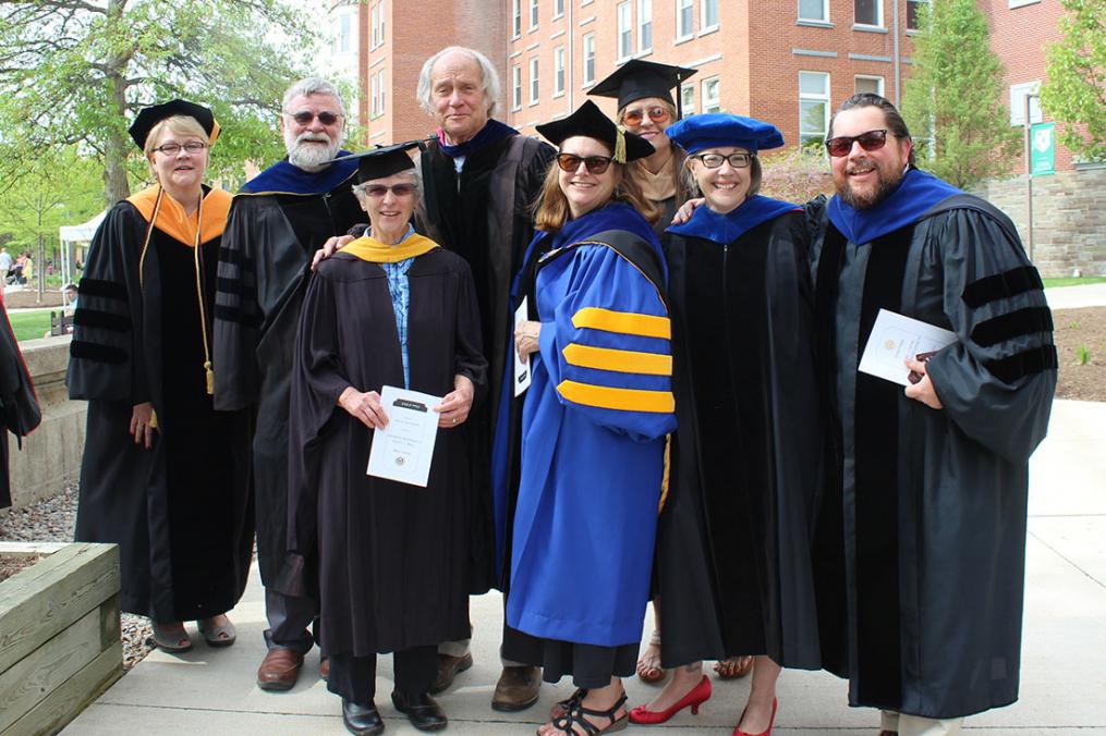 Mary Schleiermacher at 2018 commencement